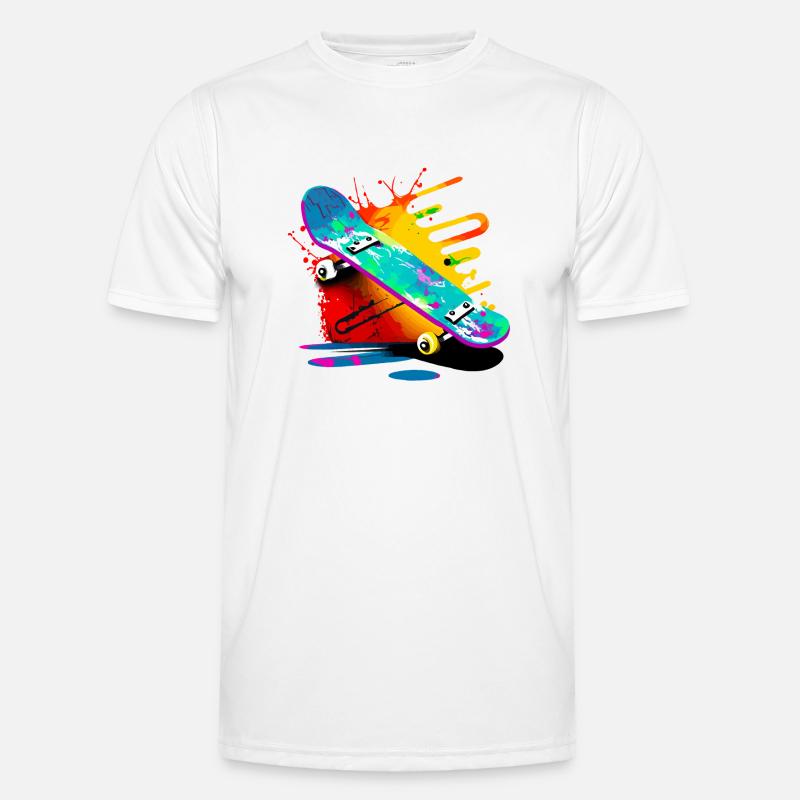 Skate type graffiti T-shirt sport Homme