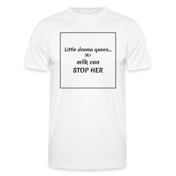Funny sayings - Men's Functional T-Shirt - white - Front - AI Model Male 178 dark (178cm)