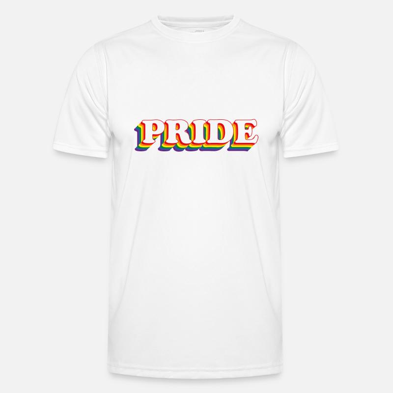 Fierté arc-en-ciel T-shirt sport Homme
