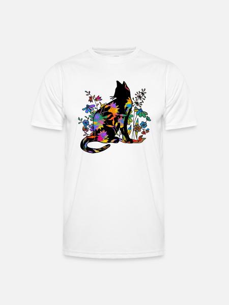Cat - Men's Functional T-Shirt - white