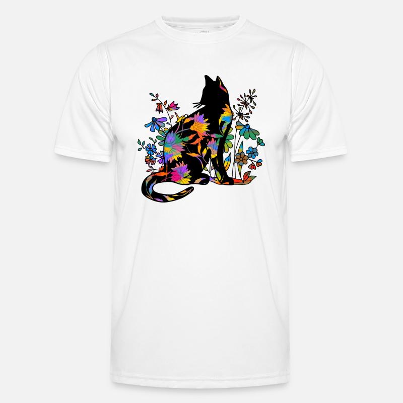 Cat - Men's Functional T-Shirt - white