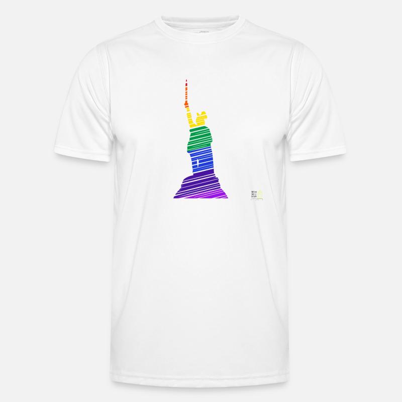 Hermann's Monument Rainbow Men's Functional T-Shirt