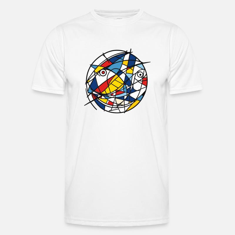 Fisch Meerestier Männer Funktions-T-Shirt