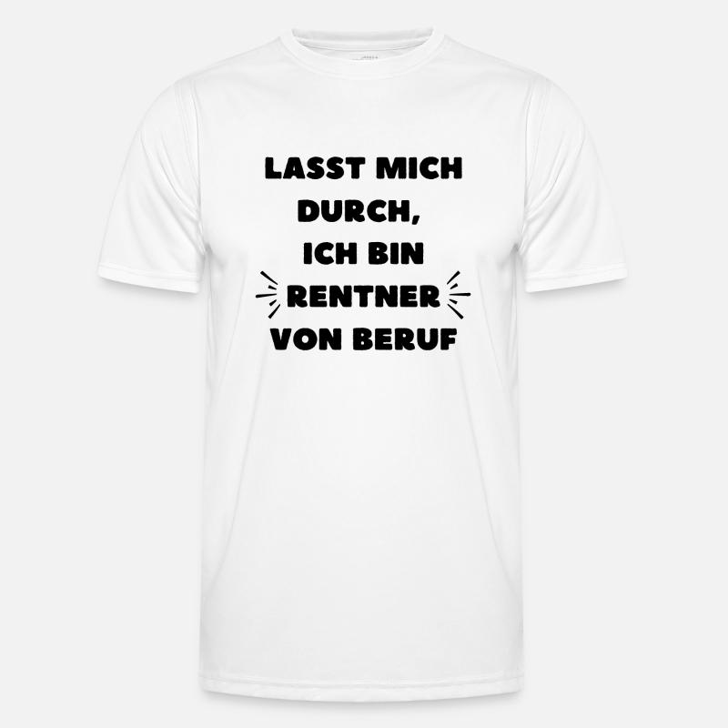 Ich bin Rentner von Beruf Männer Funktions-T-Shirt