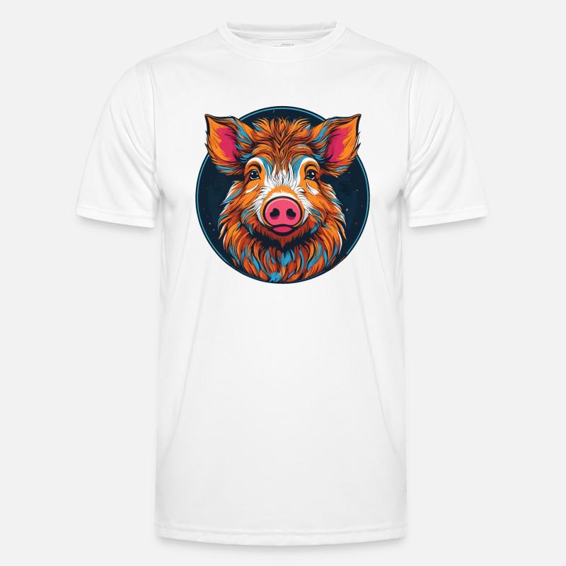 Boar - Men's Functional T-Shirt - white