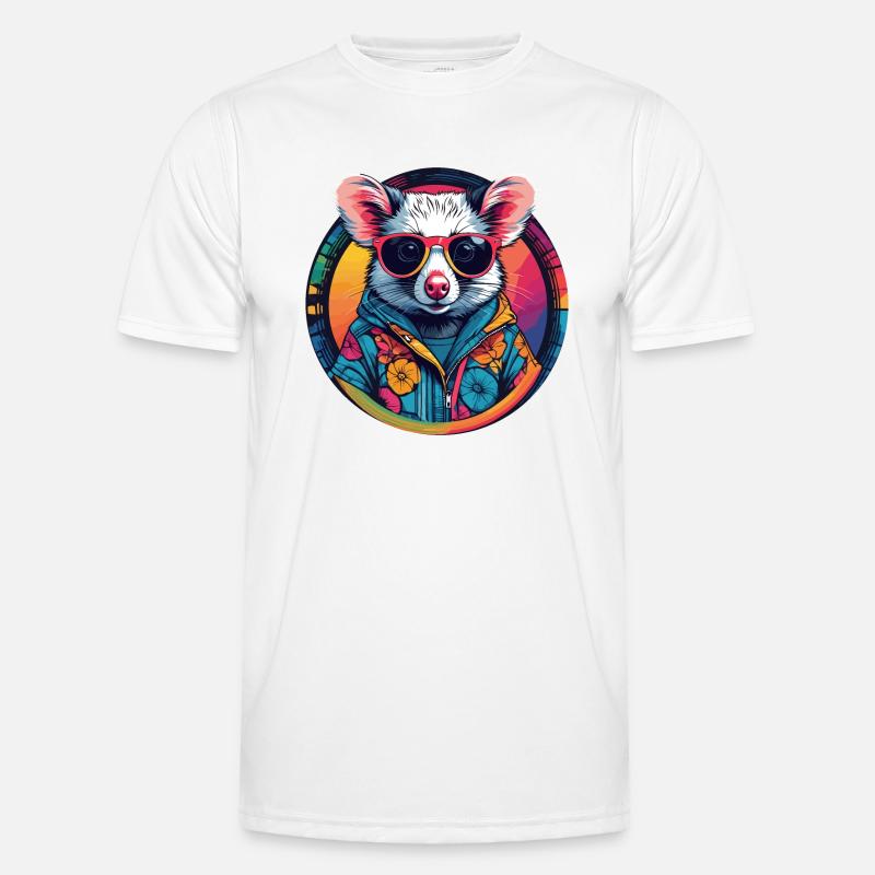 Opossum Männer Funktions-T-Shirt
