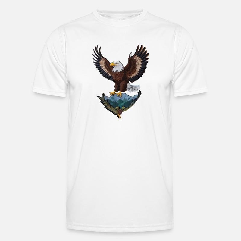 Beautiful bald eagle Men's Functional T-Shirt