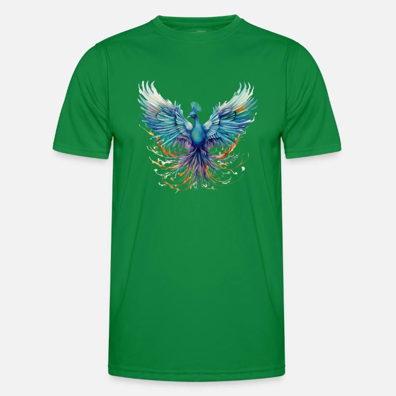 Fantasy-Vogel Männer Funktions-T-Shirt