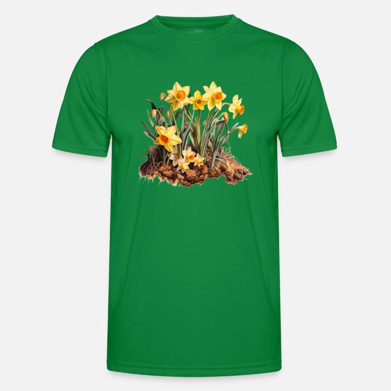 Daffodil Bloom Men's Functional T-Shirt