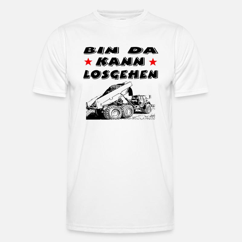 Baustelle Männer Funktions-T-Shirt