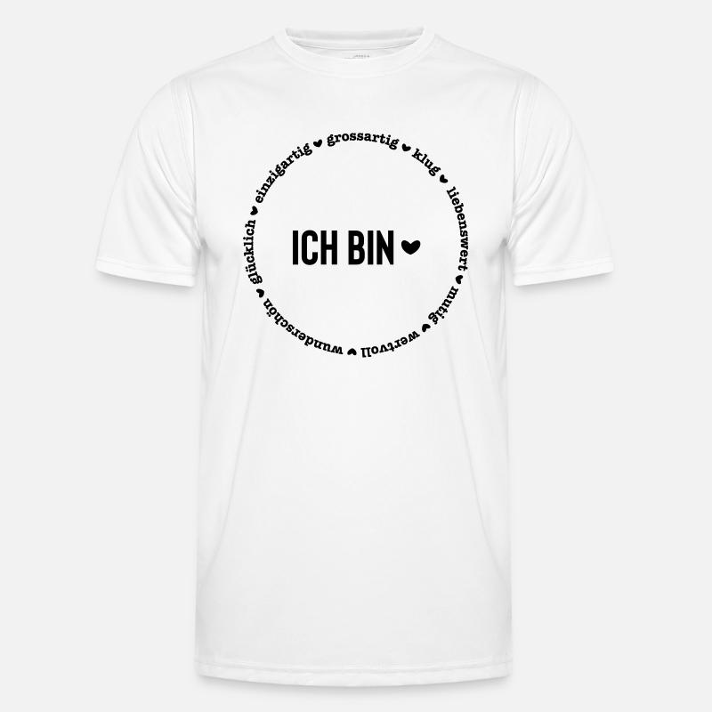 ich bin Männer Funktions-T-Shirt