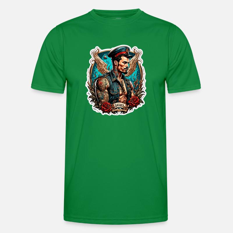 Matrose / Schiffsbesatzung / Decksmann / Anker Männer Funktions-T-Shirt