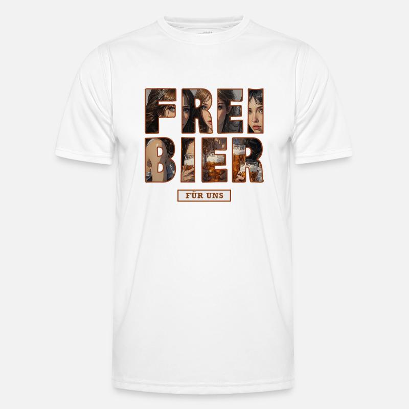 Free beer for us Men's Functional T-Shirt