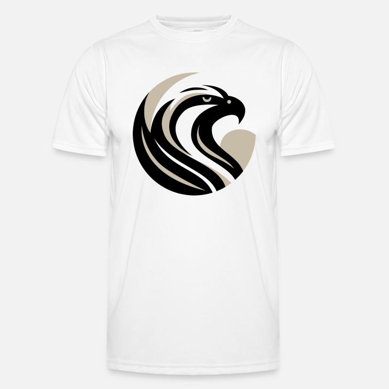Stylized Eagle Head - Men's Functional T-Shirt - white