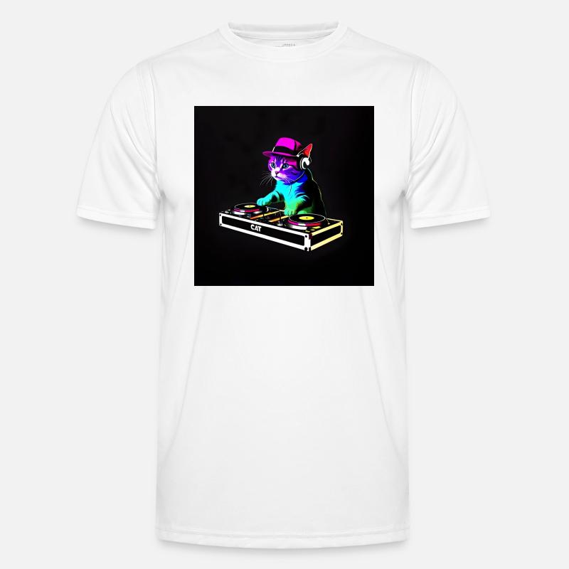 DJ Chat Scratch Männer Funktions-T-Shirt