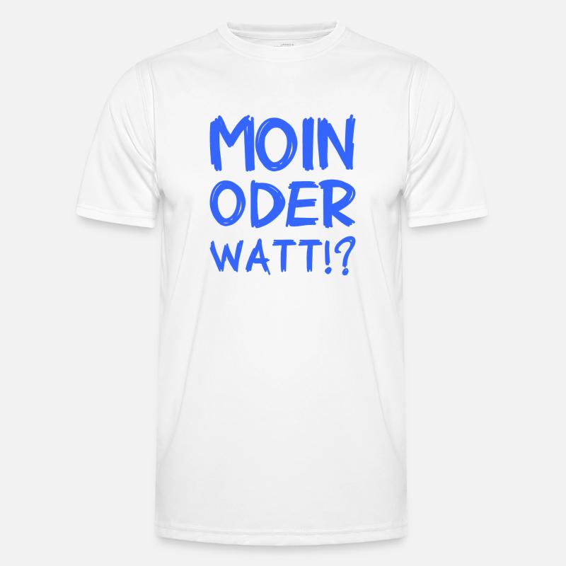 Moin oder Watt? Männer Funktions-T-Shirt