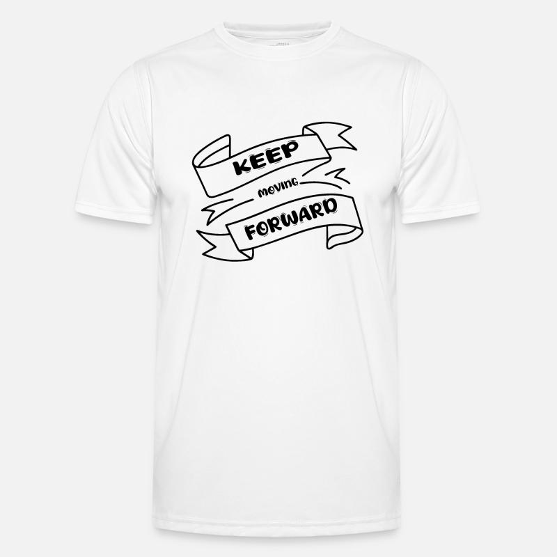 Keep Moving Forward - Men's Functional T-Shirt - white