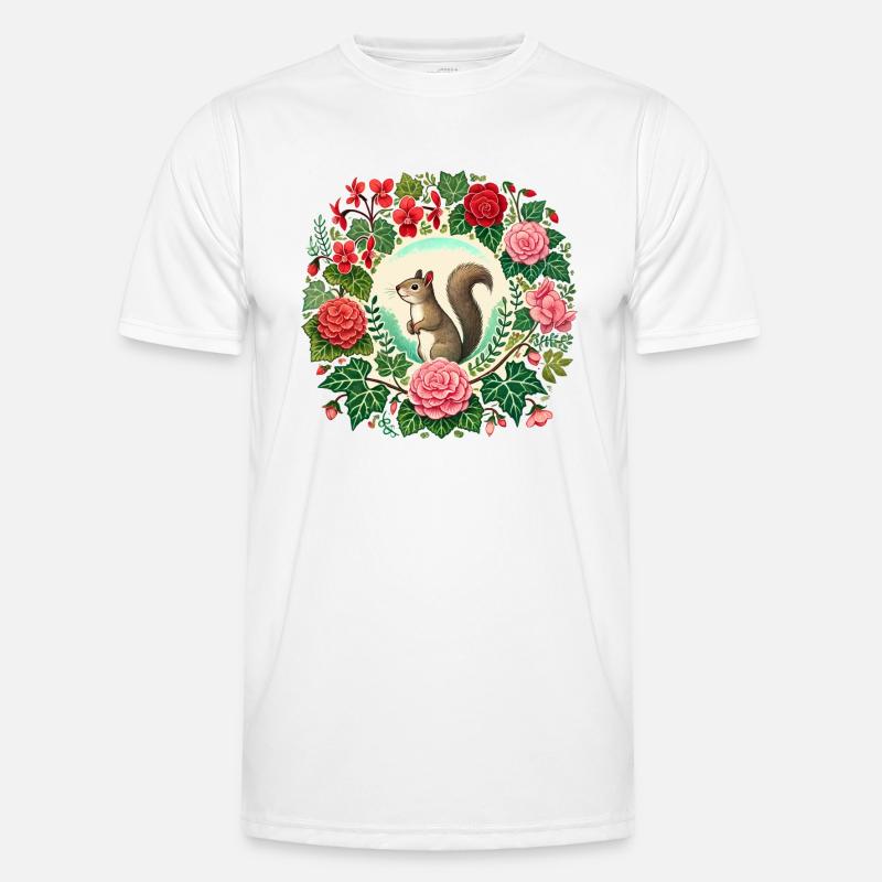 Cute Squirrel Men's Functional T-Shirt