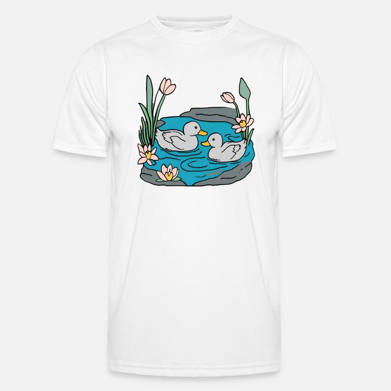 Entchen Männer Funktions-T-Shirt