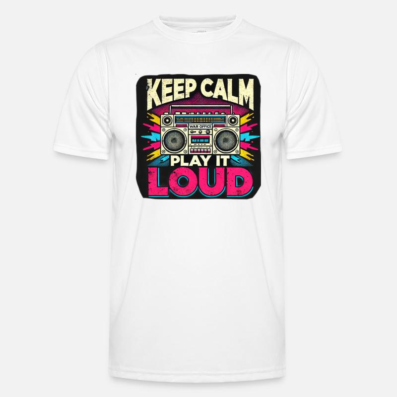Keep calm play it loud Men's Functional T-Shirt