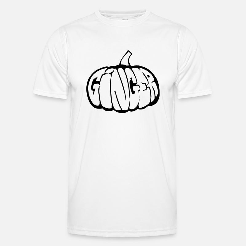 Pumpkin Ginger Graff (Stencil) Men's Functional T-Shirt