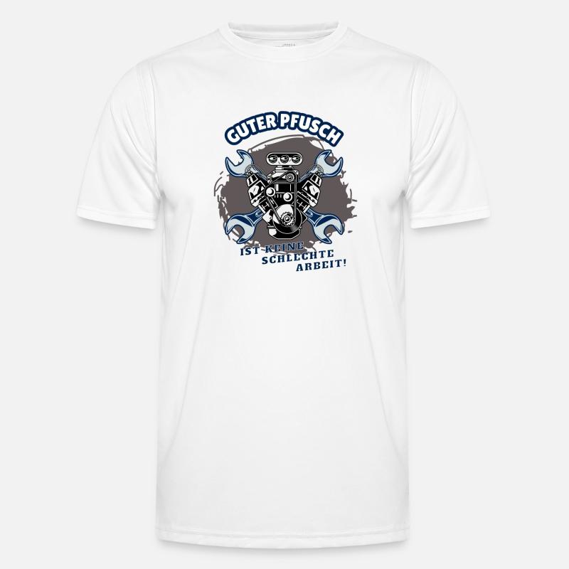 Good botch is not bad work - Men's Functional T-Shirt - white