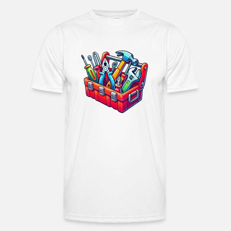 Tool Toolbox - Men's Functional T-Shirt - white