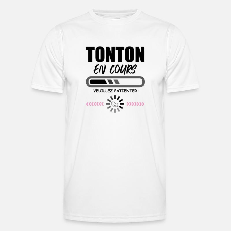 Onkel (bitte warten) Männer Funktions-T-Shirt
