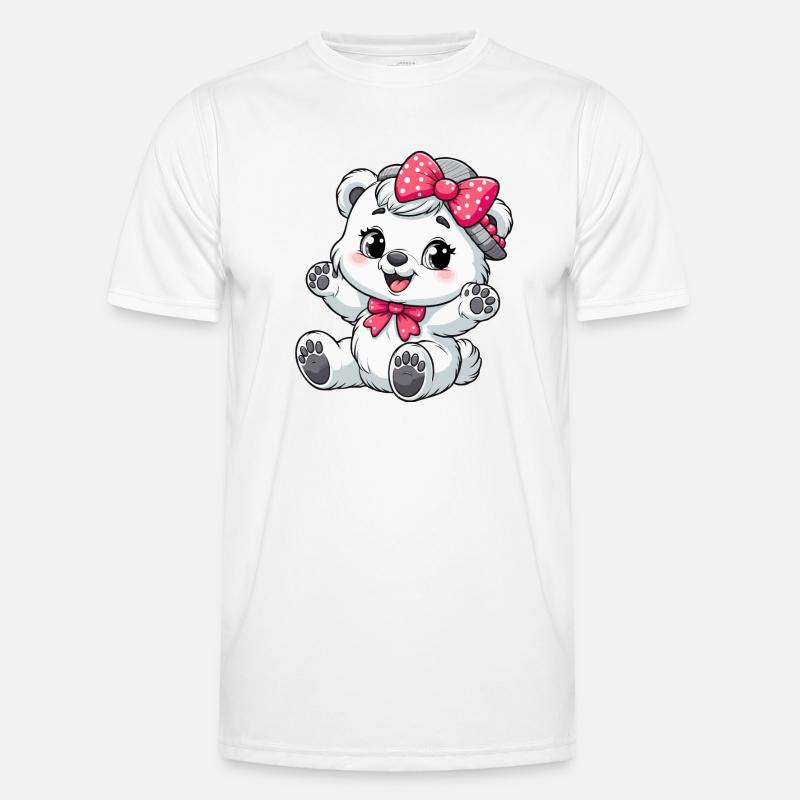 Kleinkind Eisbär Mädchen Männer Funktions-T-Shirt