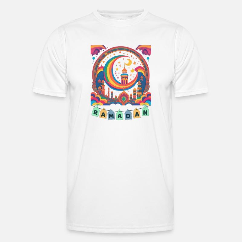 Ramadan Gift Eid Mubarak Islam Allah Muslim - Men's Functional T-Shirt - white