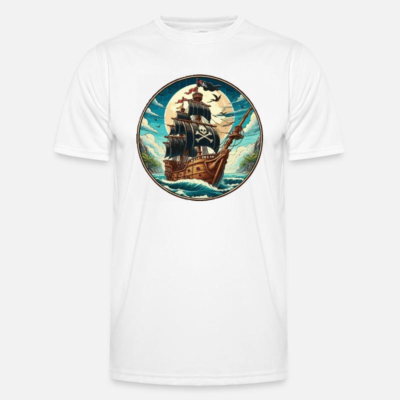 Pirate ship large Men's Functional T-Shirt