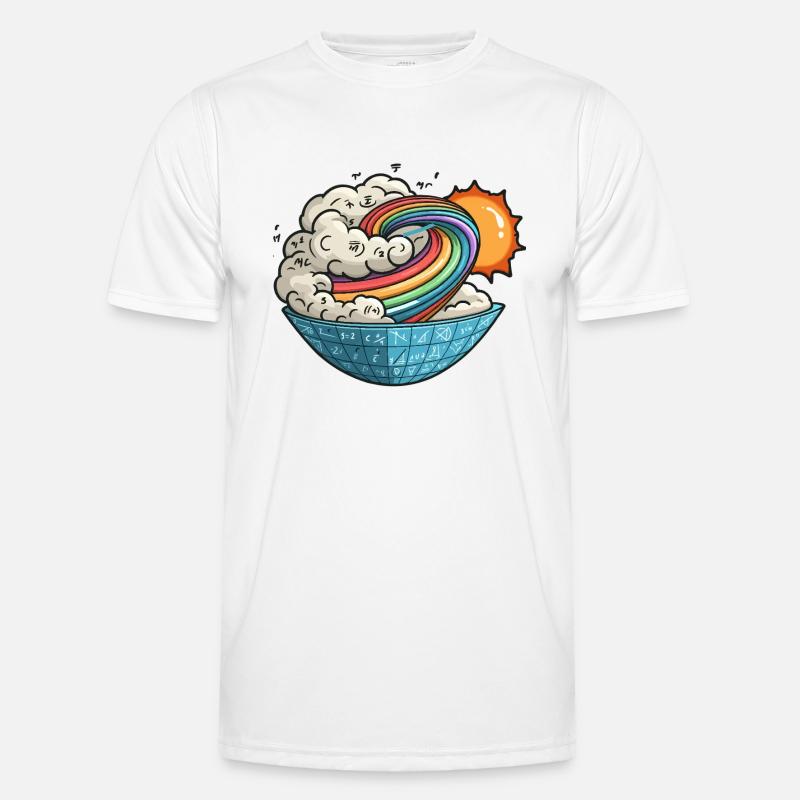 Mathematical Vortex Sun Men's Functional T-Shirt
