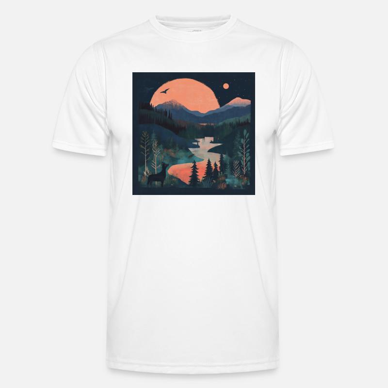 Landscape 2 Männer Funktions-T-Shirt