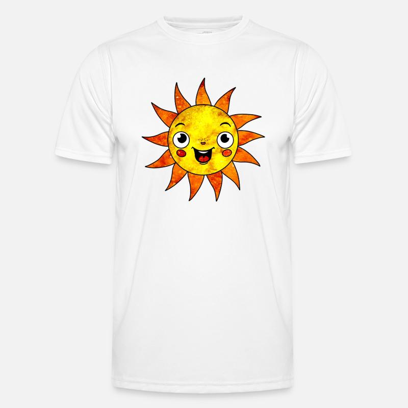 Kosmische Sonne Männer Funktions-T-Shirt
