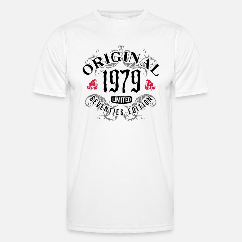 Goth 1979 - Männer Funktions-T-Shirt - Weiß