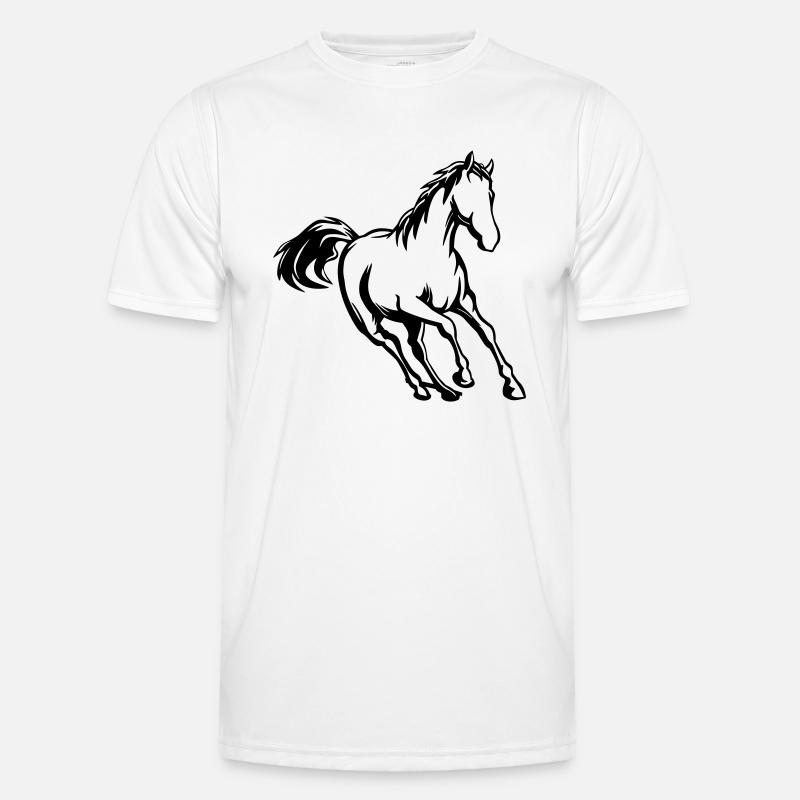 cheval T-shirt sport Homme