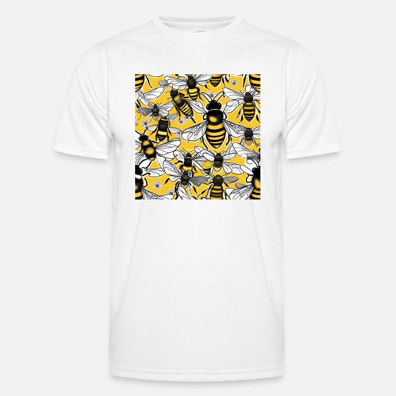 Inside the Beehive - Men's Functional T-Shirt - white