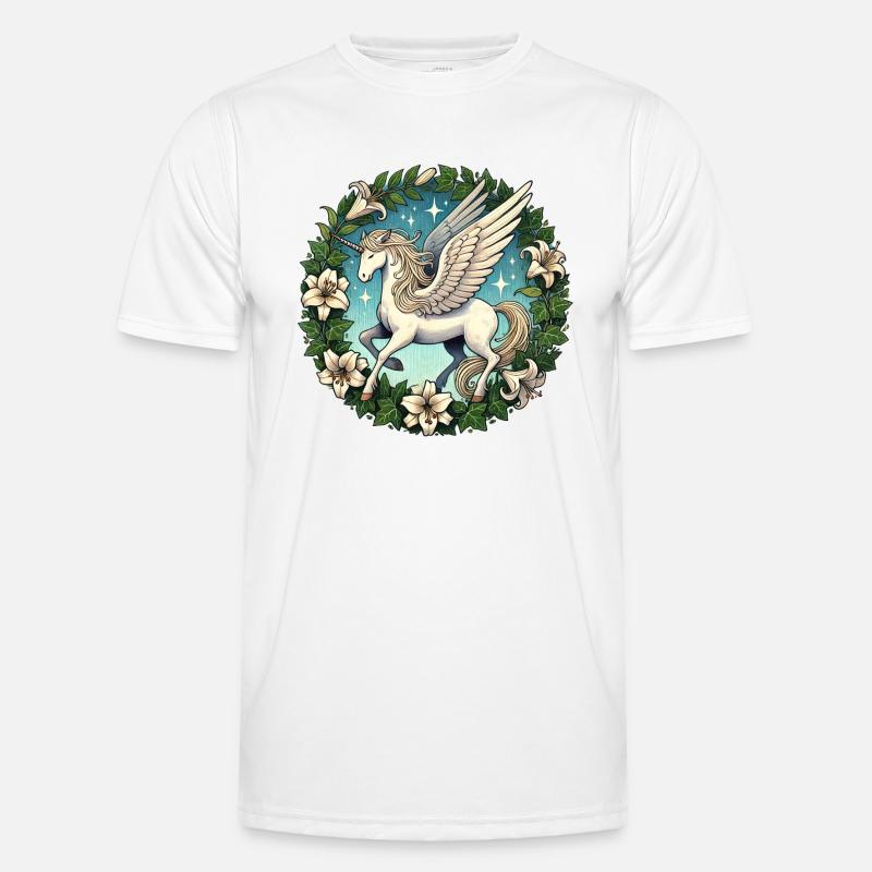 Pegasus Einhorn Männer Funktions-T-Shirt