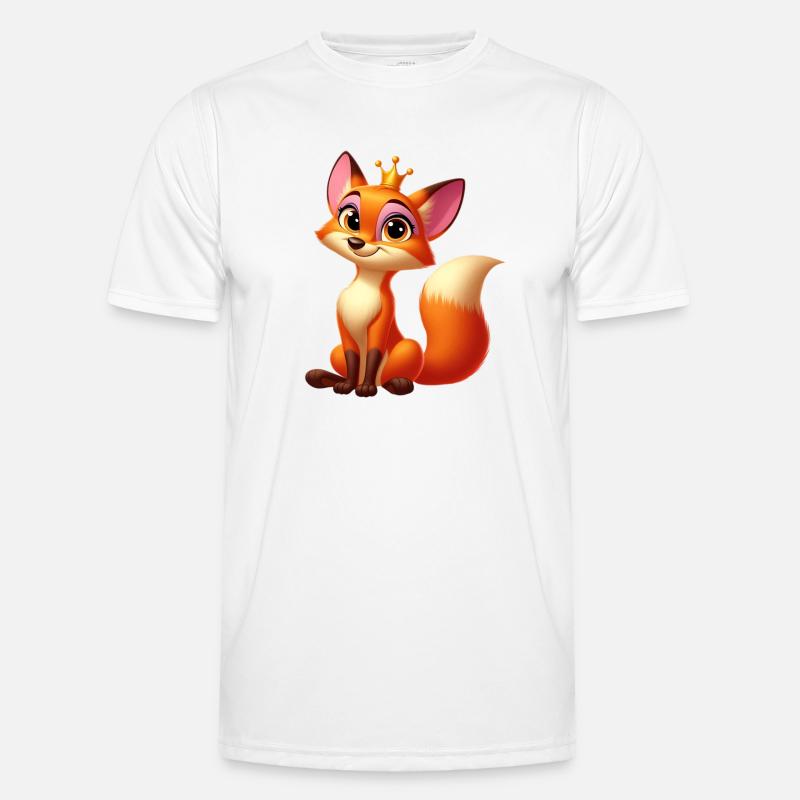 Ræv dronning - Funktionsshirt til herrer - hvid