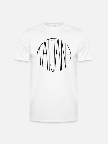 Tatjana - Männer Funktions-T-Shirt - Weiß