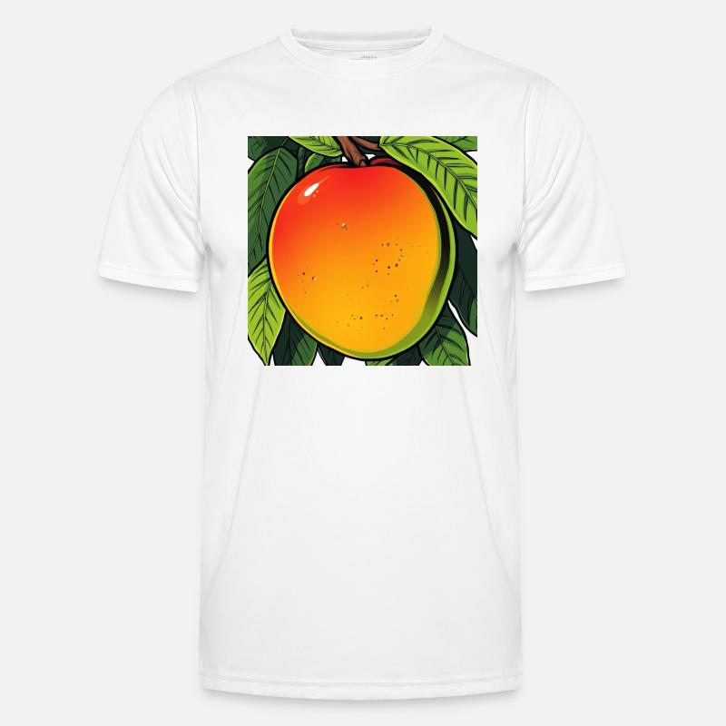 Mango on a Tree - Men's Functional T-Shirt - white