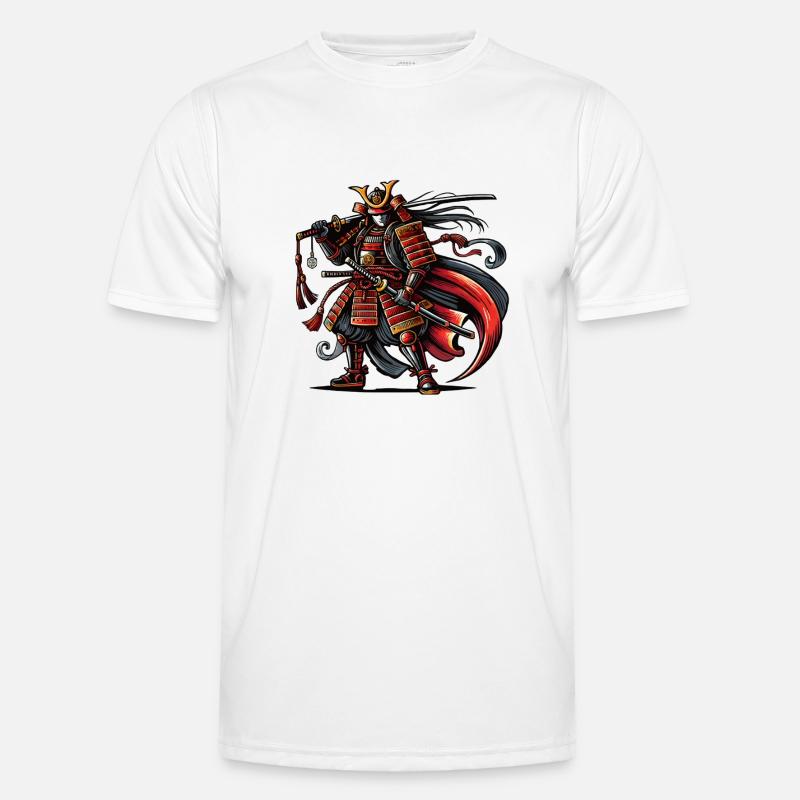 Samurai Comic - Men's Functional T-Shirt - white