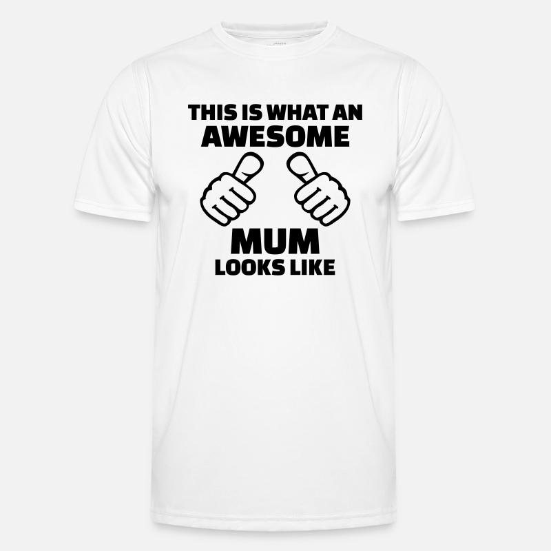 Mutter Männer Funktions-T-Shirt