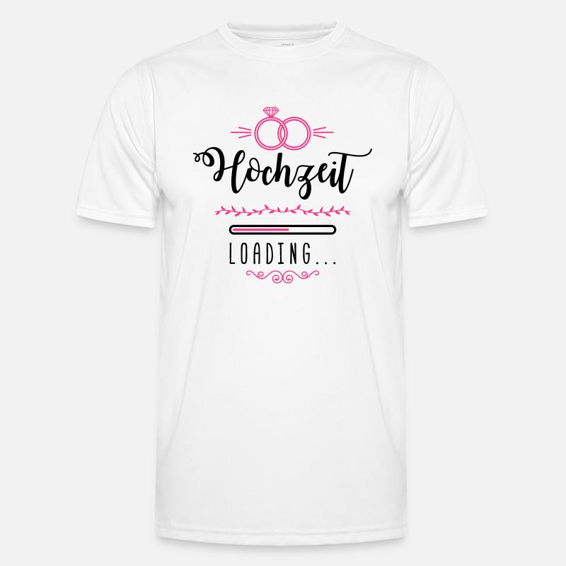 hochzeit loading ring Männer Funktions-T-Shirt