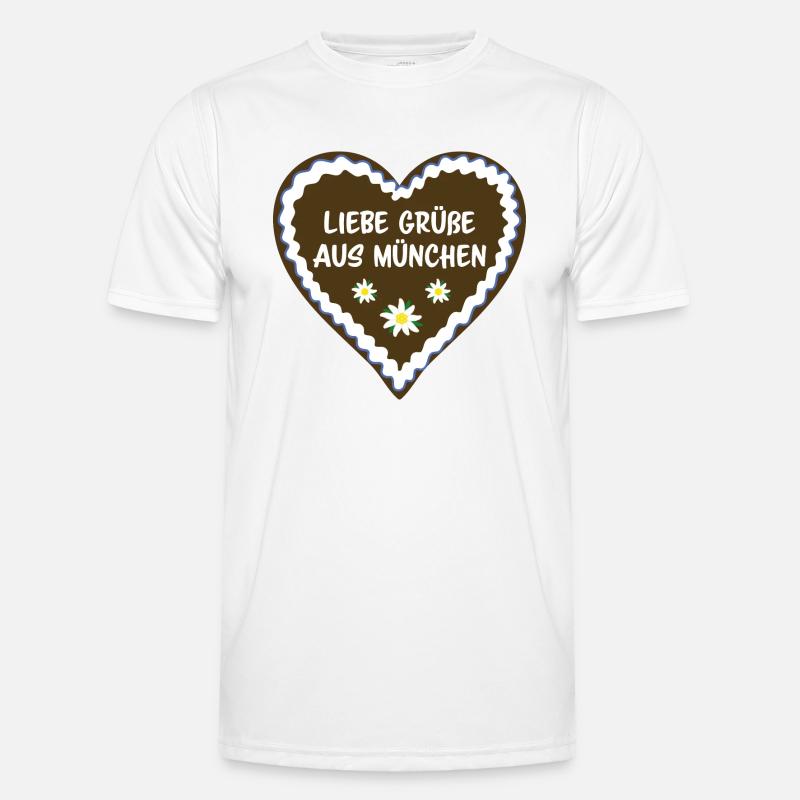 Greetings from Munich Men's Functional T-Shirt