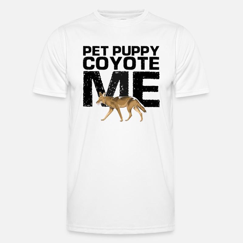 Conception de coyote pour les réacteurs de coyote T-shirt sport Homme