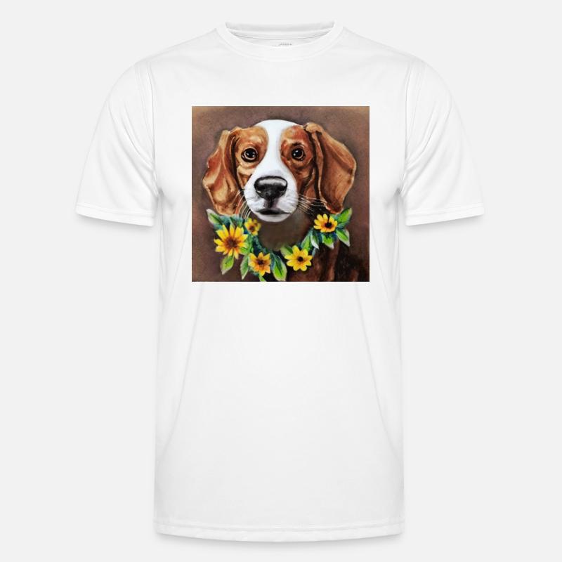 Pleurage! Source! -Beagle T-shirt sport Homme