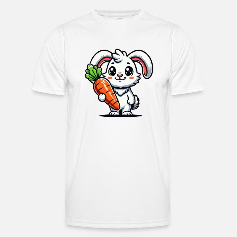 Rabbit Rabbit Comic - Men's Functional T-Shirt - white