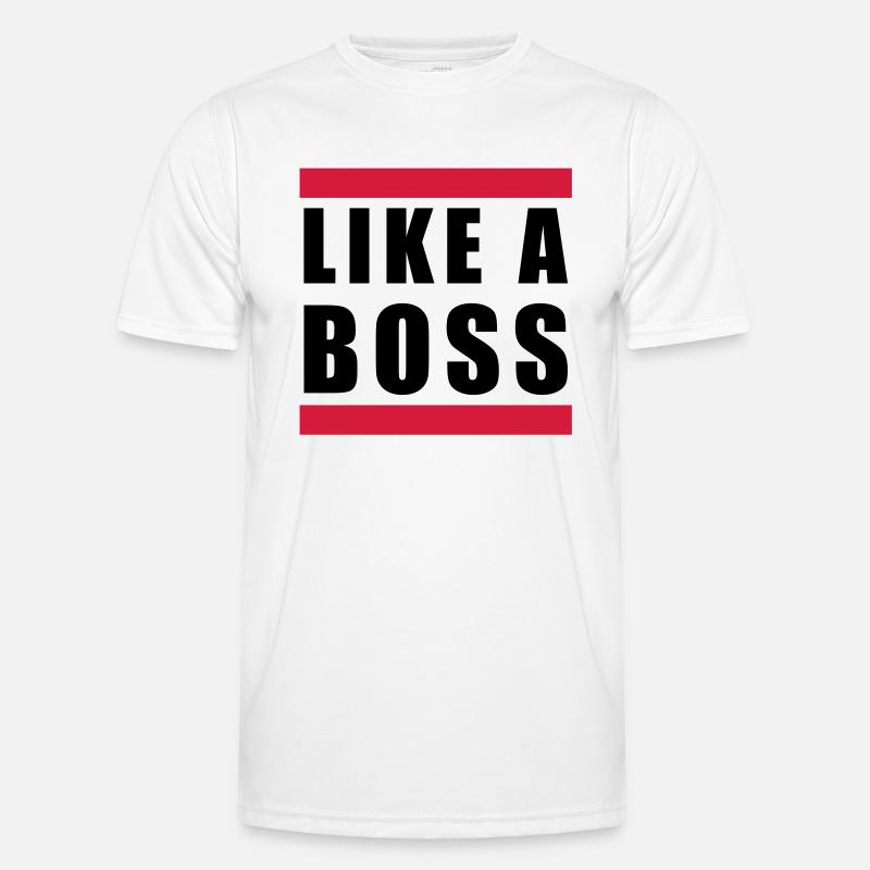 like a boss Männer Funktions-T-Shirt