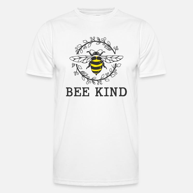 bee kind biene Männer Funktions-T-Shirt